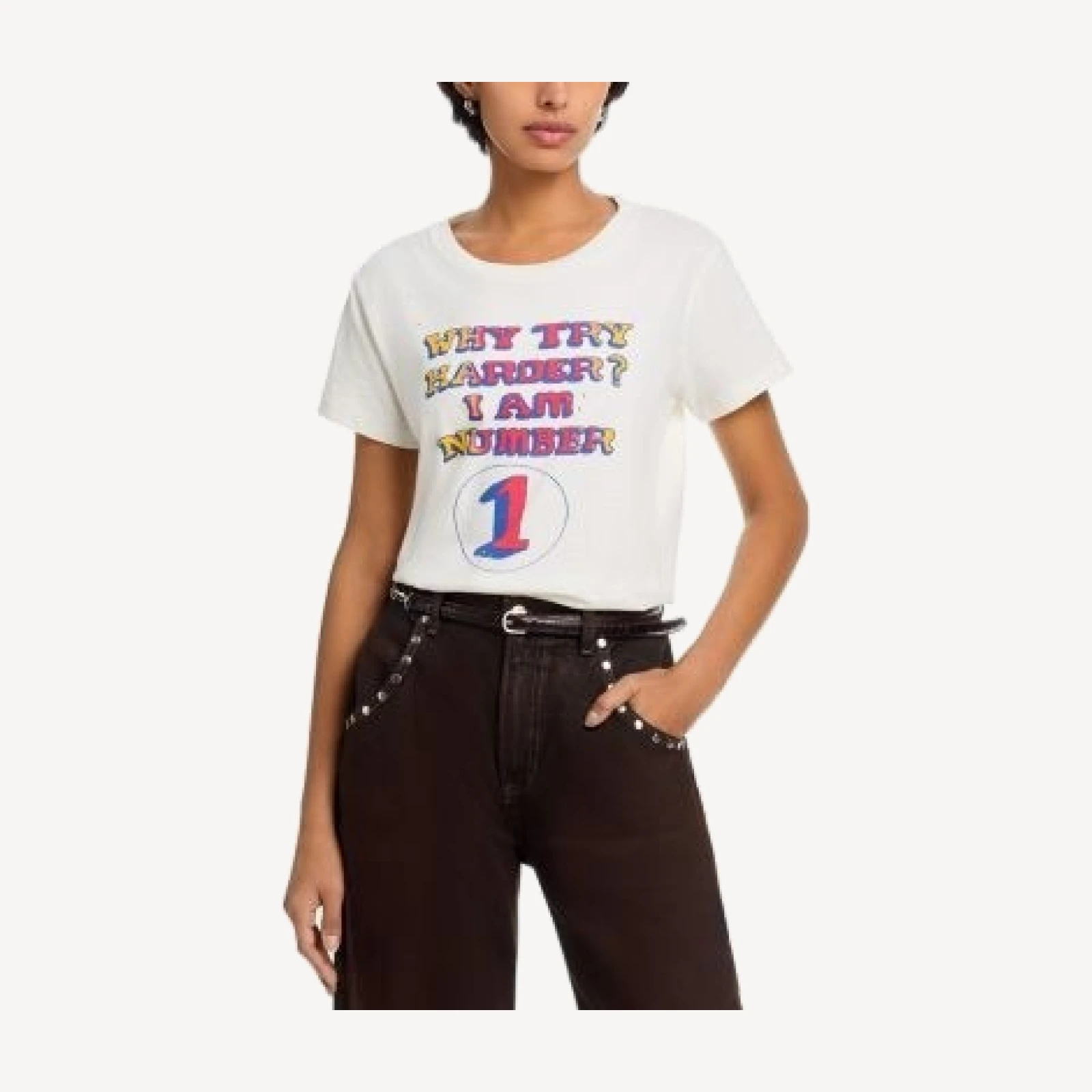 Mother The Boxy Goodie Goodie Graphic Tee