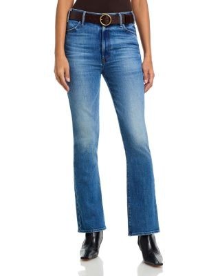 Mother The Hustler Flood High Rise Jeans in All Your Eggs in One Basket