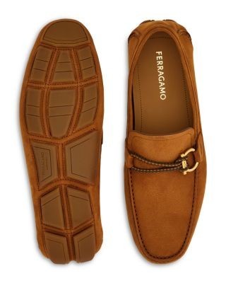 Ferragamo Men's Gancini Ornament Driver Loafers, photo 2