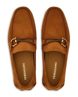 Ferragamo Men's Gancini Ornament Driver Loafers, photo 3
