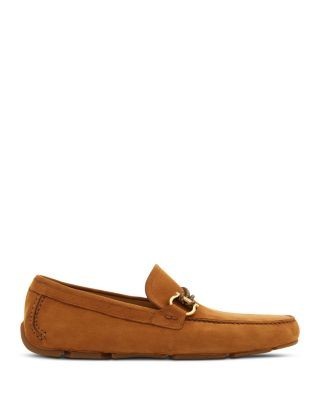 Ferragamo Men's Gancini Ornament Driver Loafers, photo 4