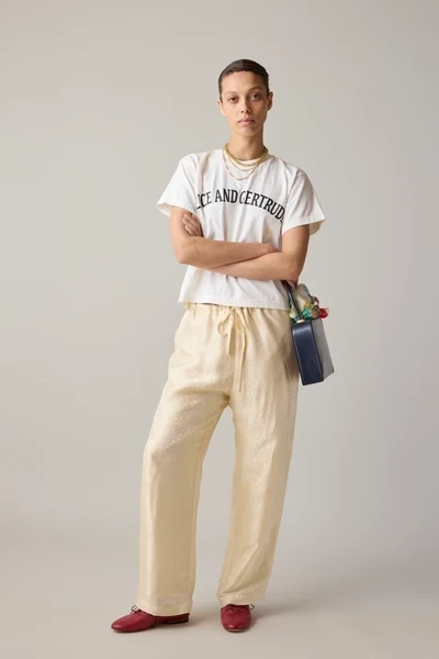 JOSIE PANT | BUTTER CHERRY BLOSSOM