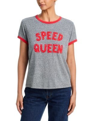 Mother The Boxy Goodie Goodie Ringer Tee