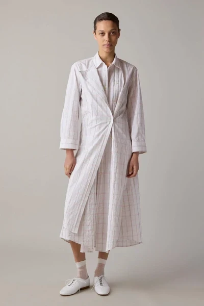 JONES DRESS | WHITE WINDOWPANE