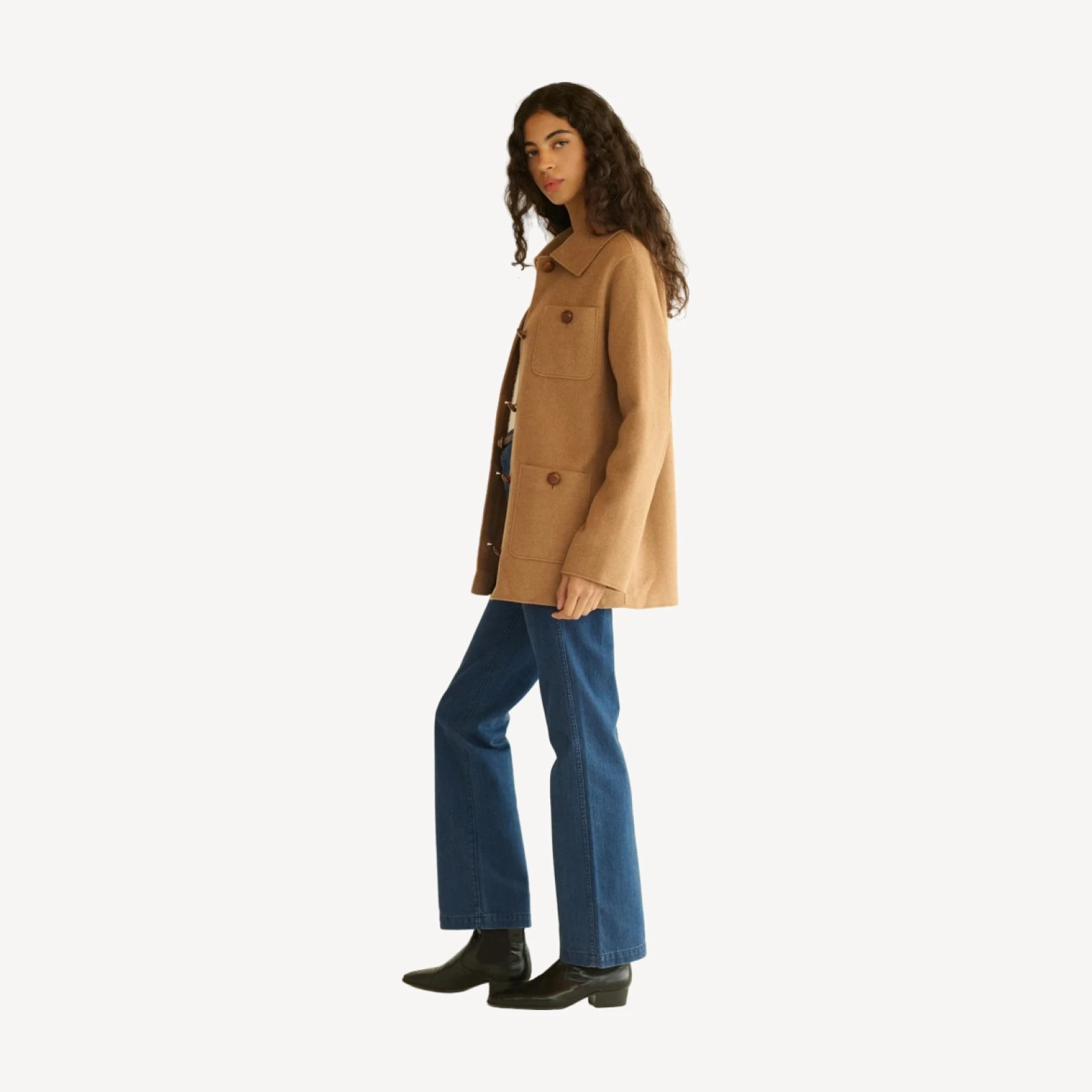 GERMAIN COAT -- LIGHT KHAKI