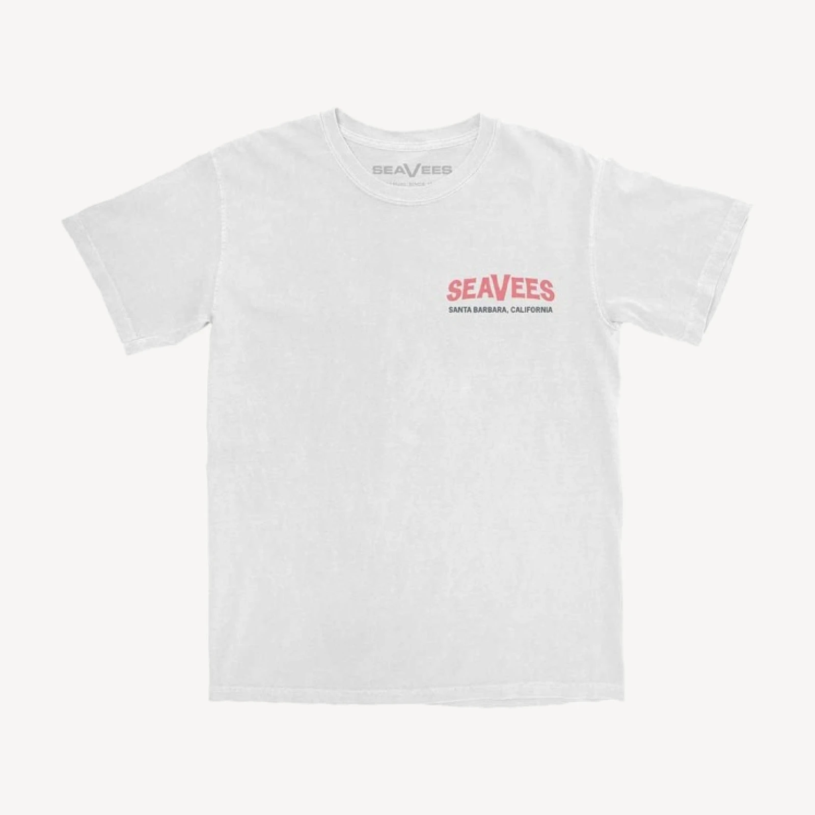 SeaVees - Santa Barbara Sandy Tee - White