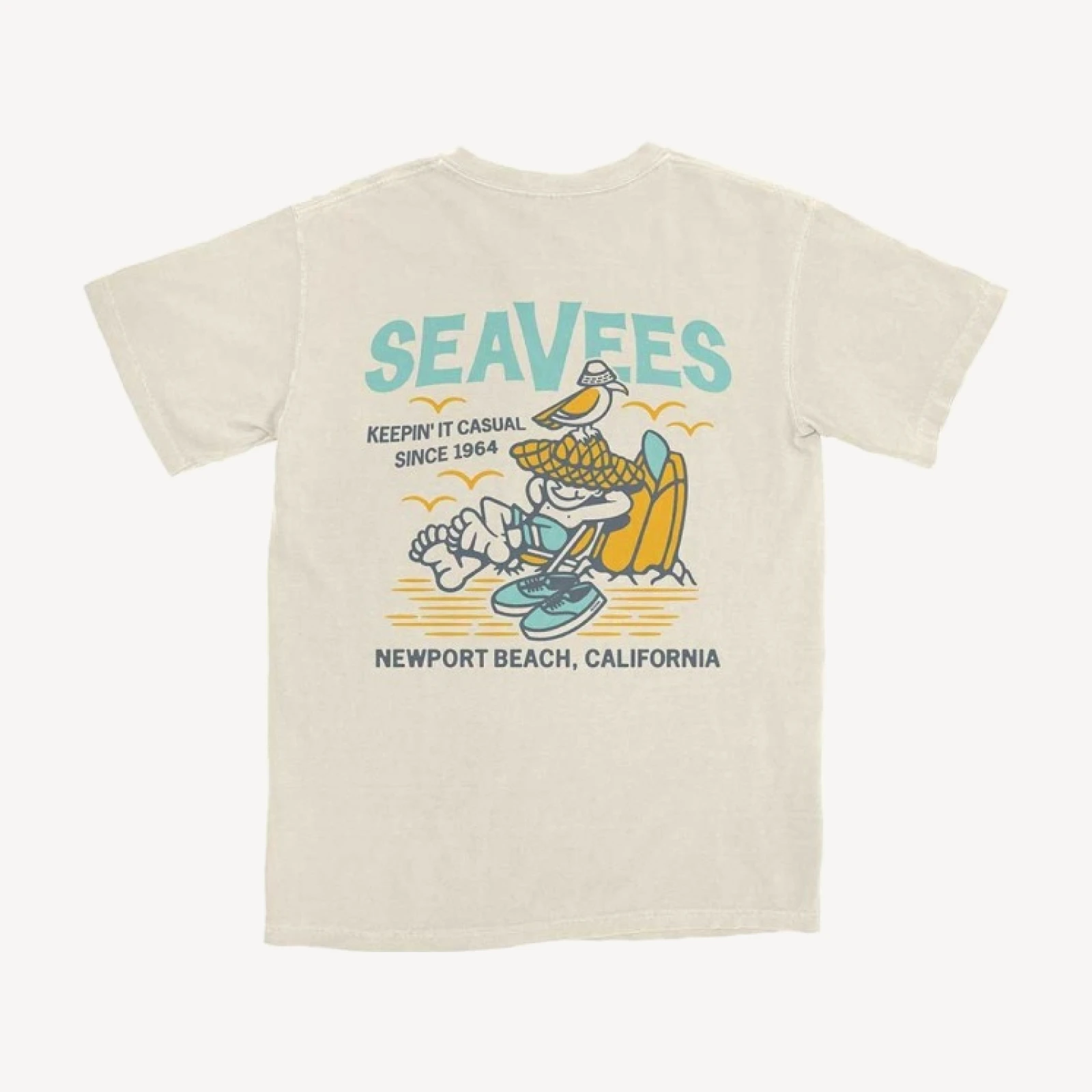 SeaVees - Newport Sandy Tee - Natural