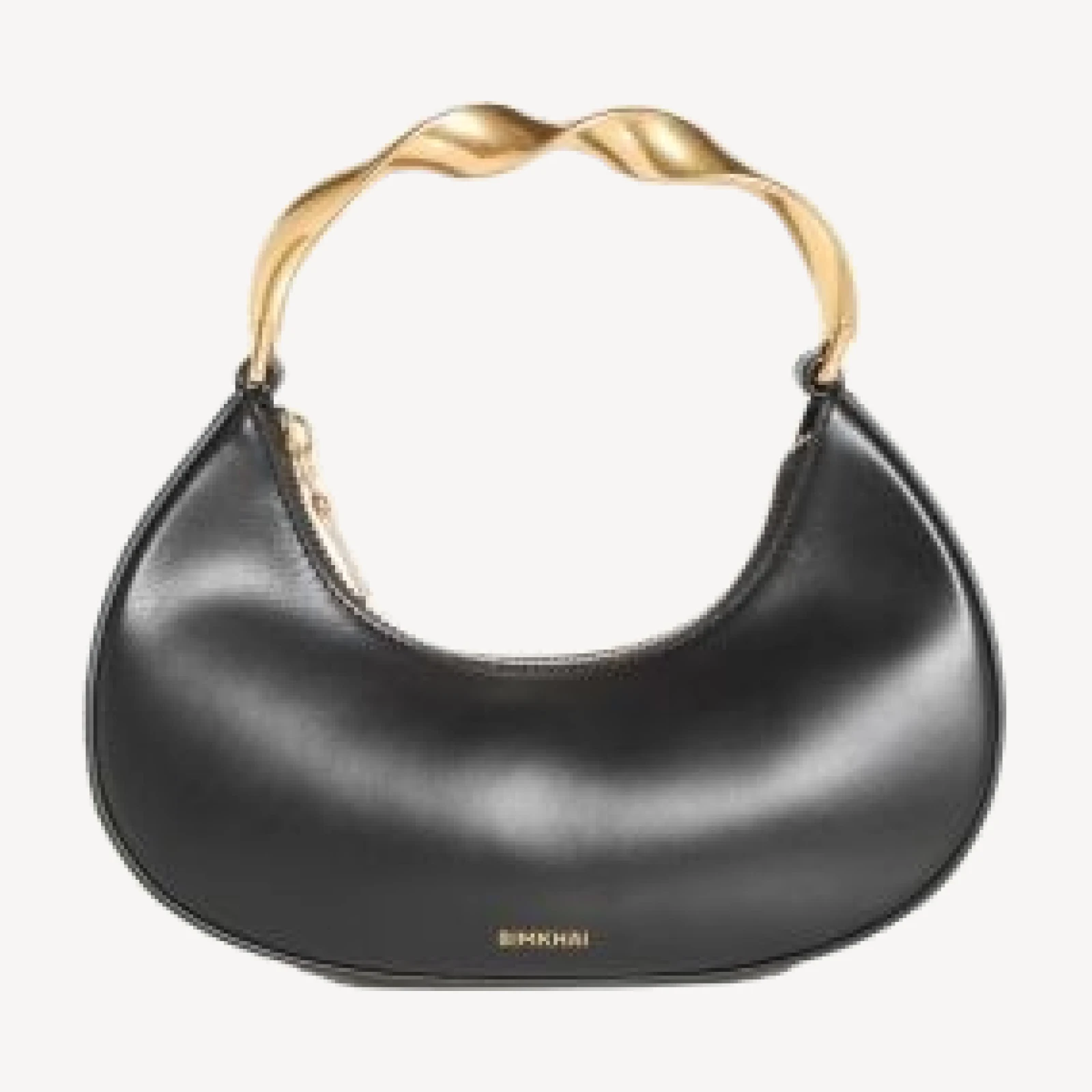 Simkhai Nixi Twist Leather Top Handle Bag