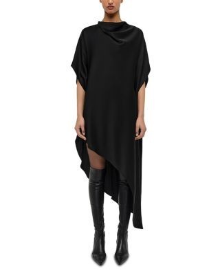 Simkhai Sadia Satin Mini Cape Dress