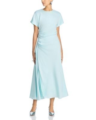 Simkhai Marabella Draped Midi Dress