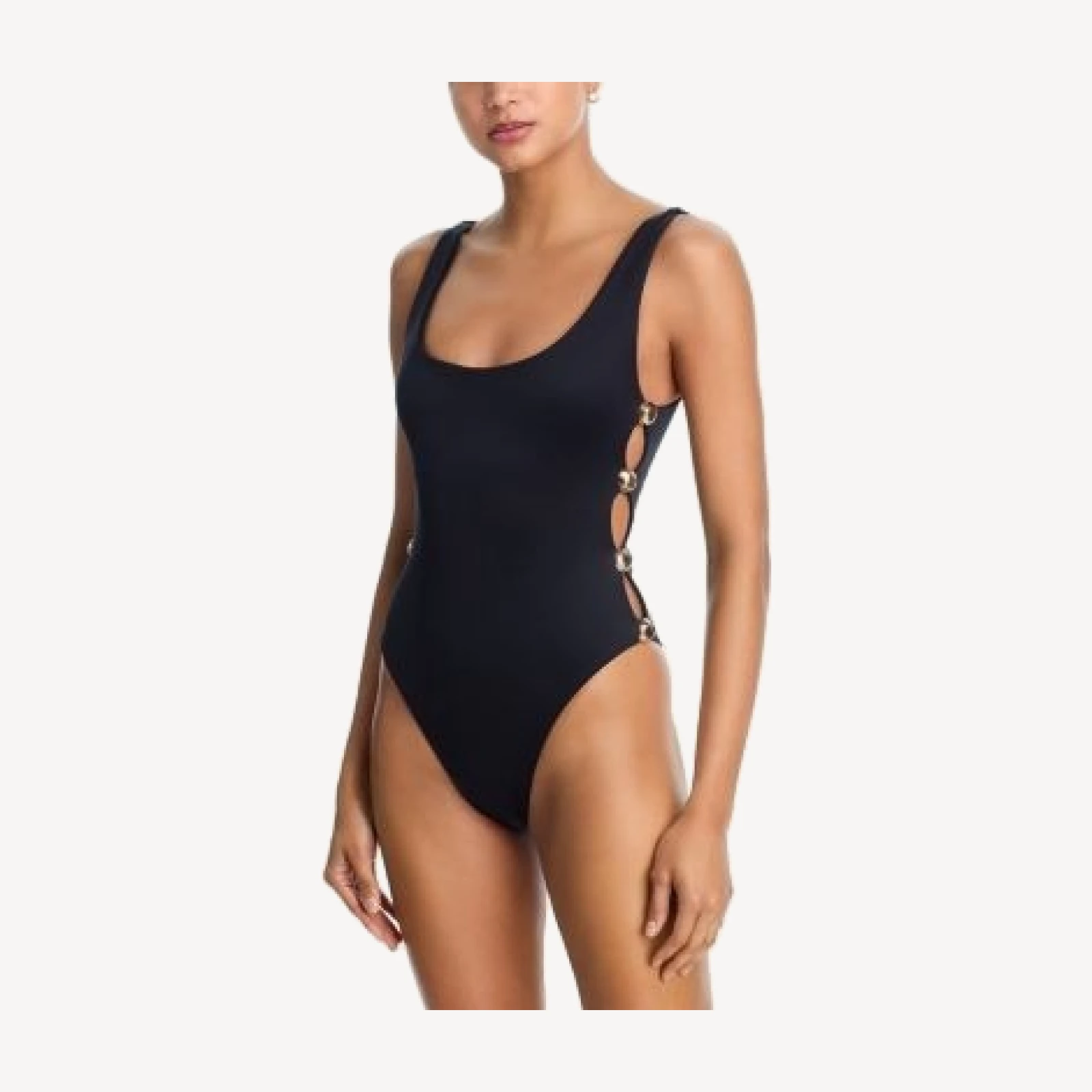 Simkhai Mona Side Cutout Swimsuit