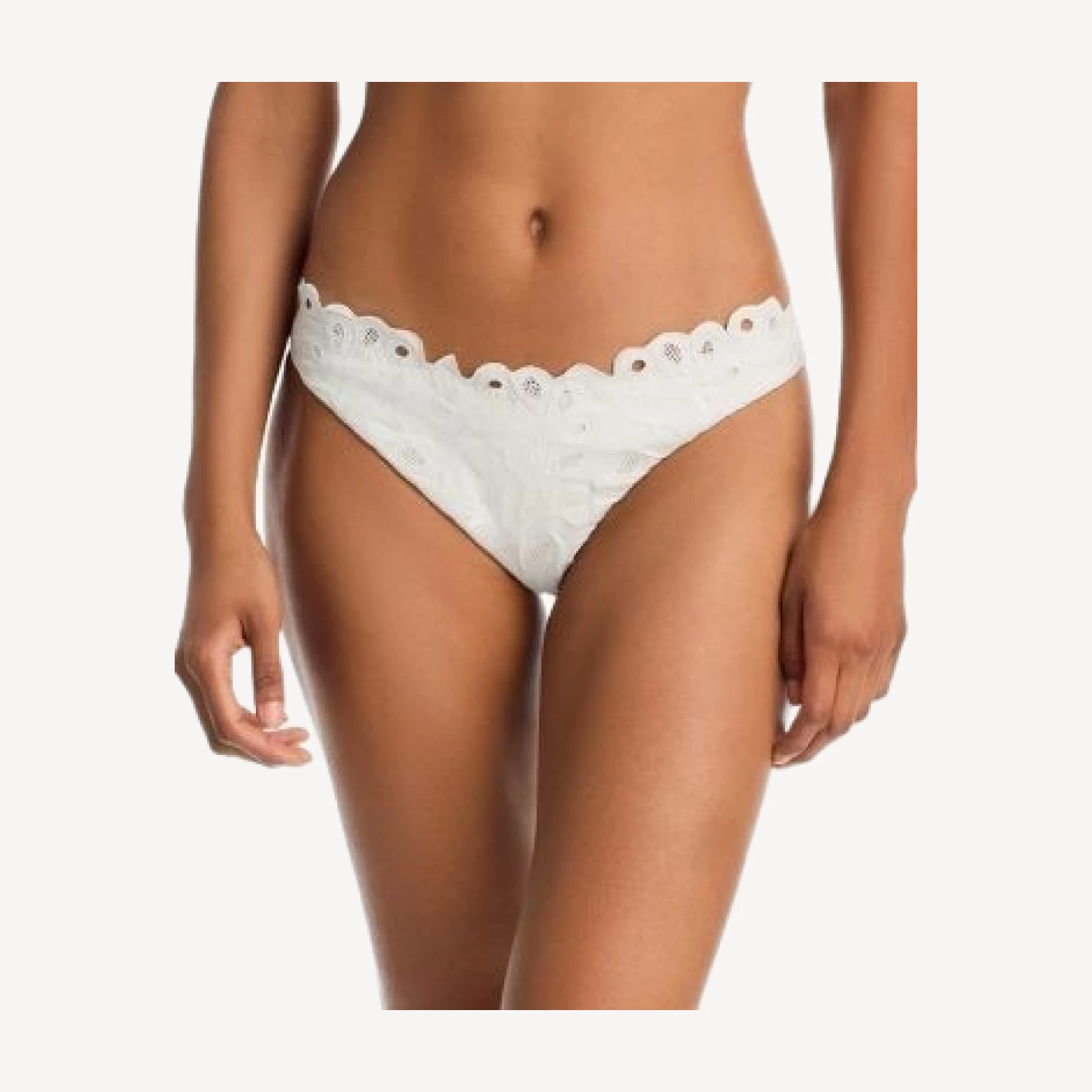 Simkhai Gina Embroidered Bikini Bottom