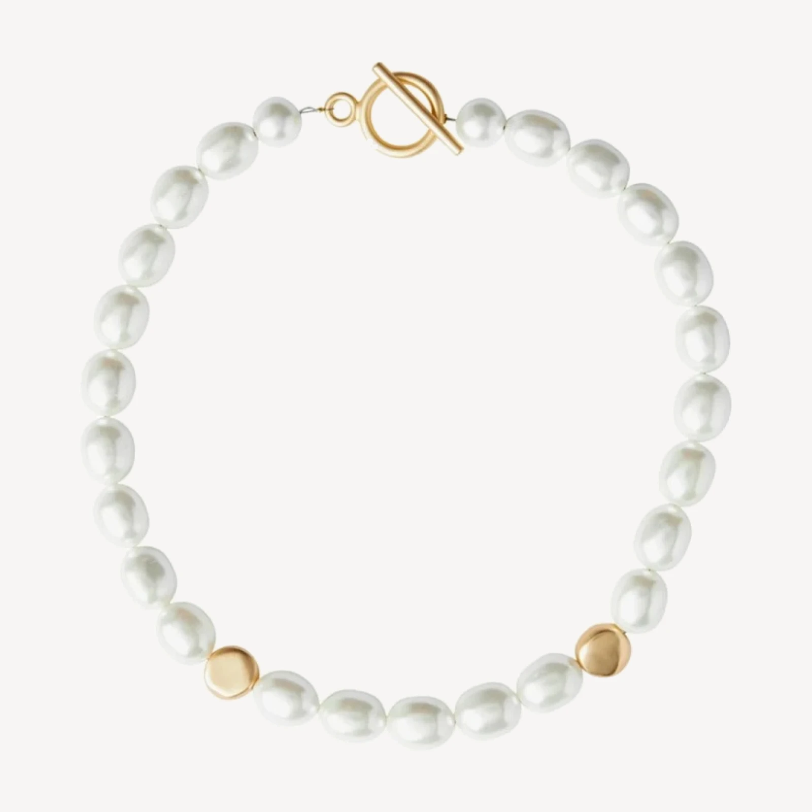Mother of Pearl with Beaded Accent Necklace