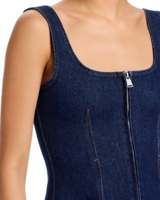 Simkhai Eleodra Denim Mini Dress
