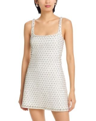 Simkhai Ziva Sleeveless Embellished Mini Dress