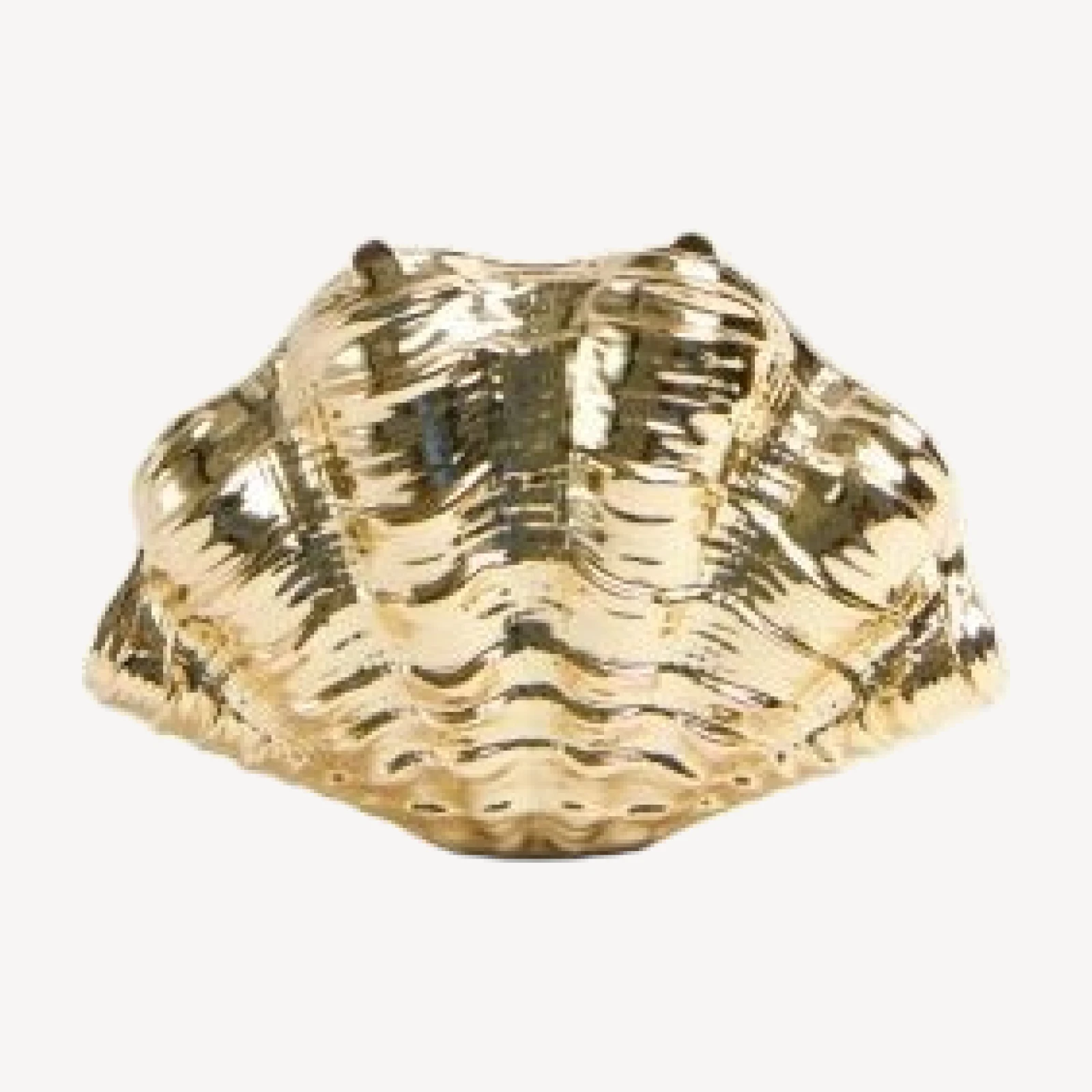 Simkhai Venus Aluminum Shell Clutch