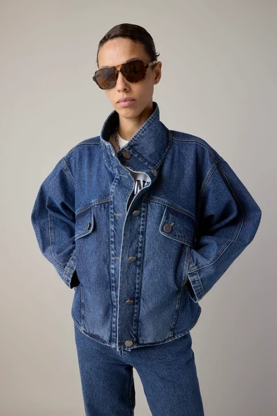 OVERSIZED AUGIE JACKET | DARK DENIM