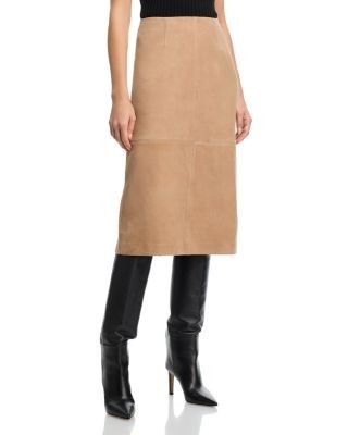 Simkhai Harriso Desert Leather Skirt