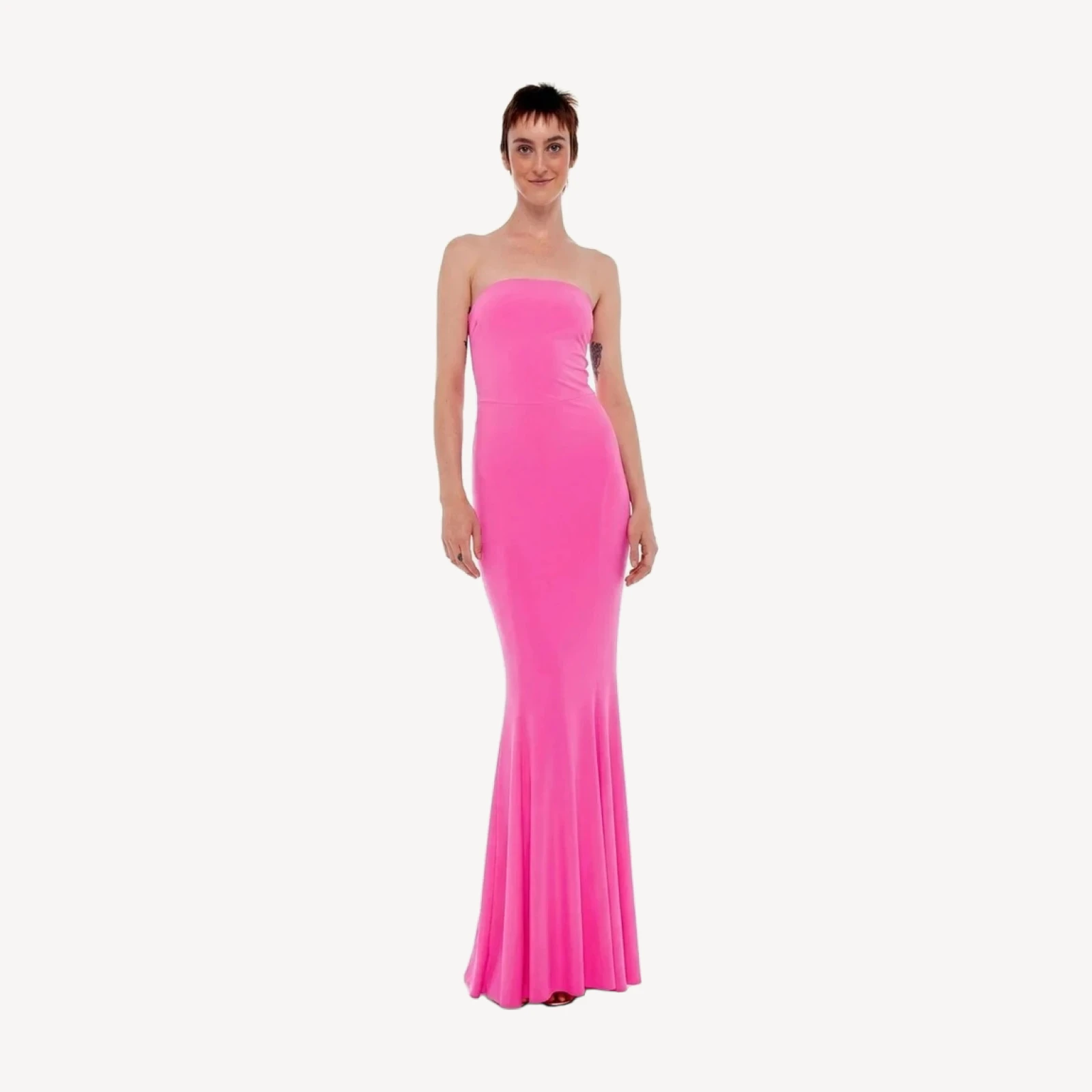 STRAPLESS FISHTAIL GOWN