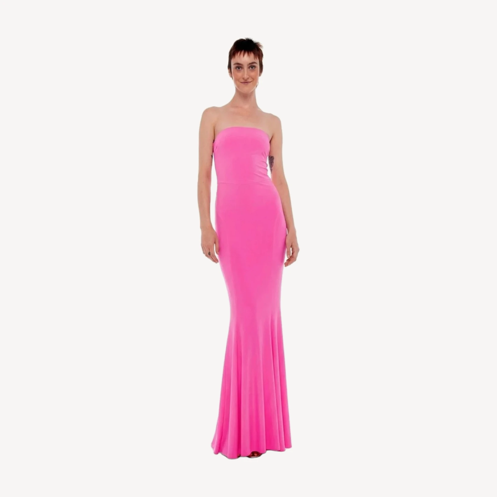 STRAPLESS FISHTAIL GOWN