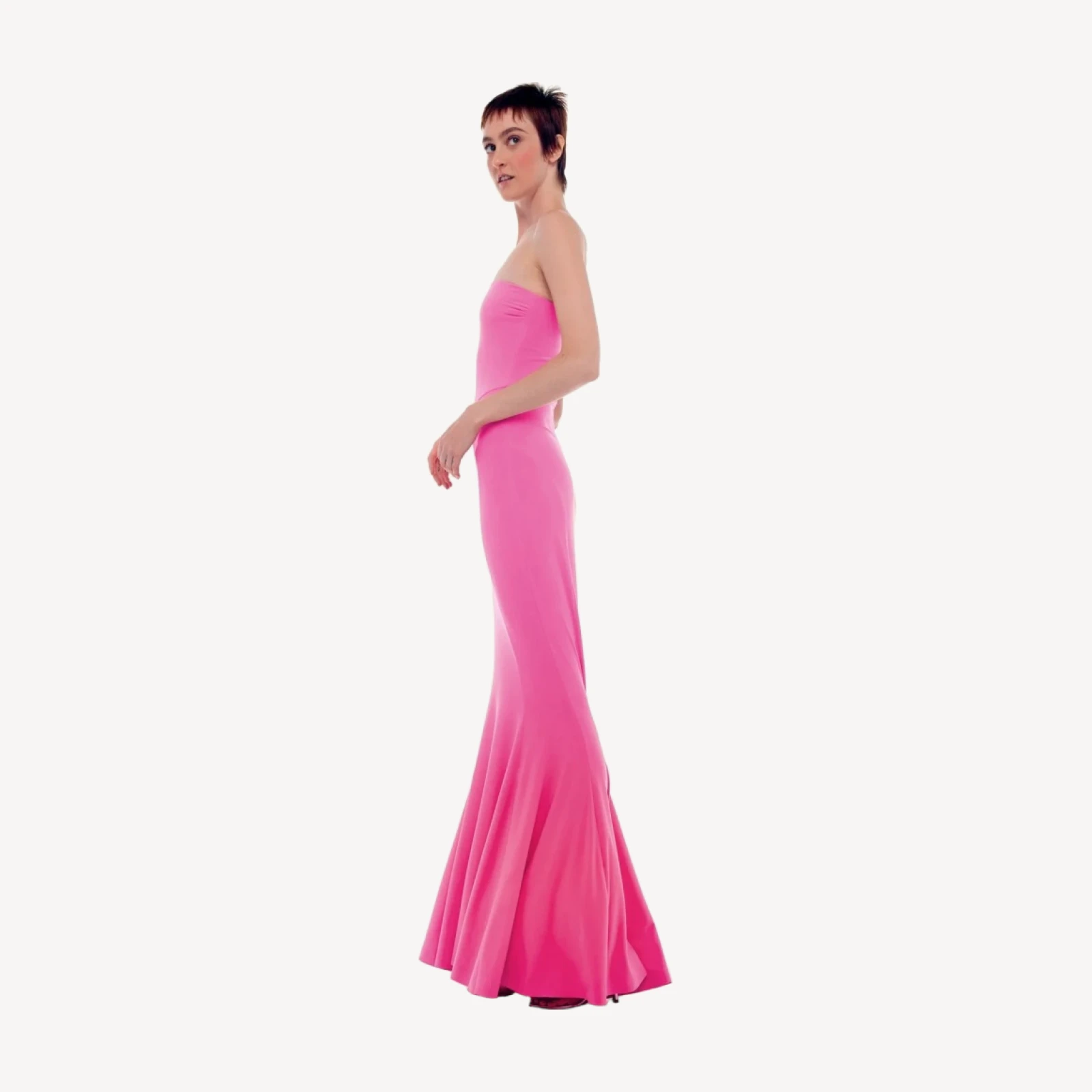 STRAPLESS FISHTAIL GOWN