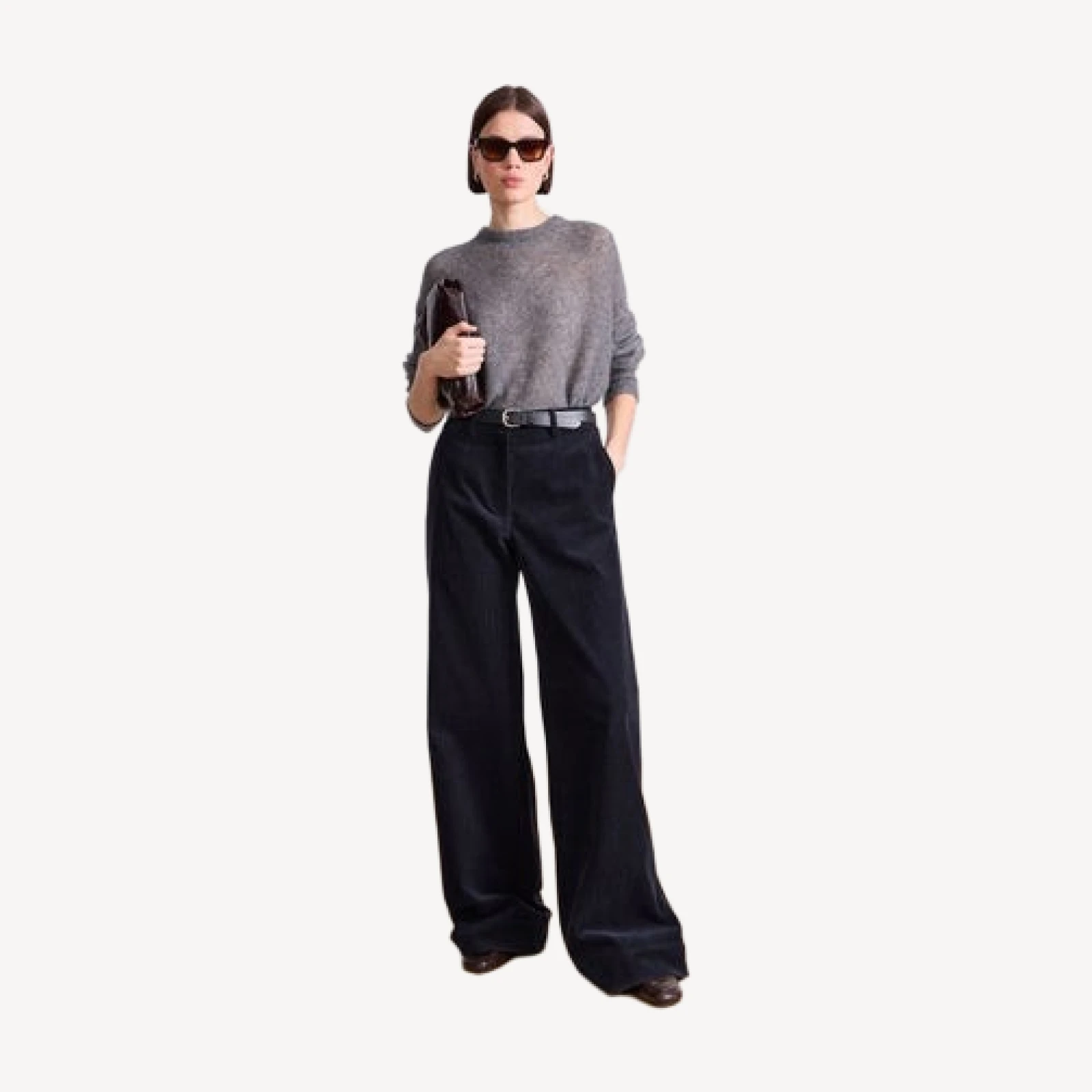 Adi Wide Leg Corduroy Trouser