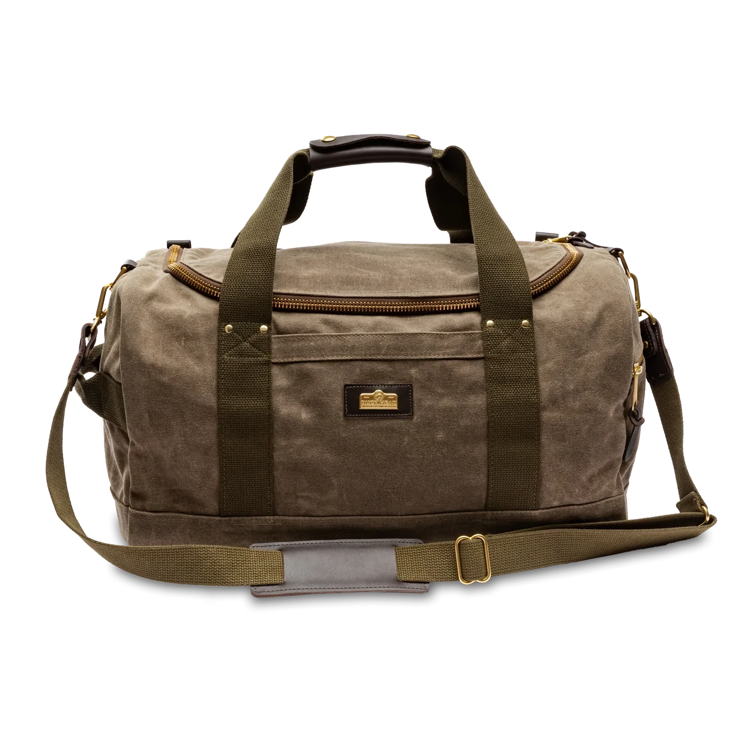Waxed Canvas Overnighter Bag - Field Brown