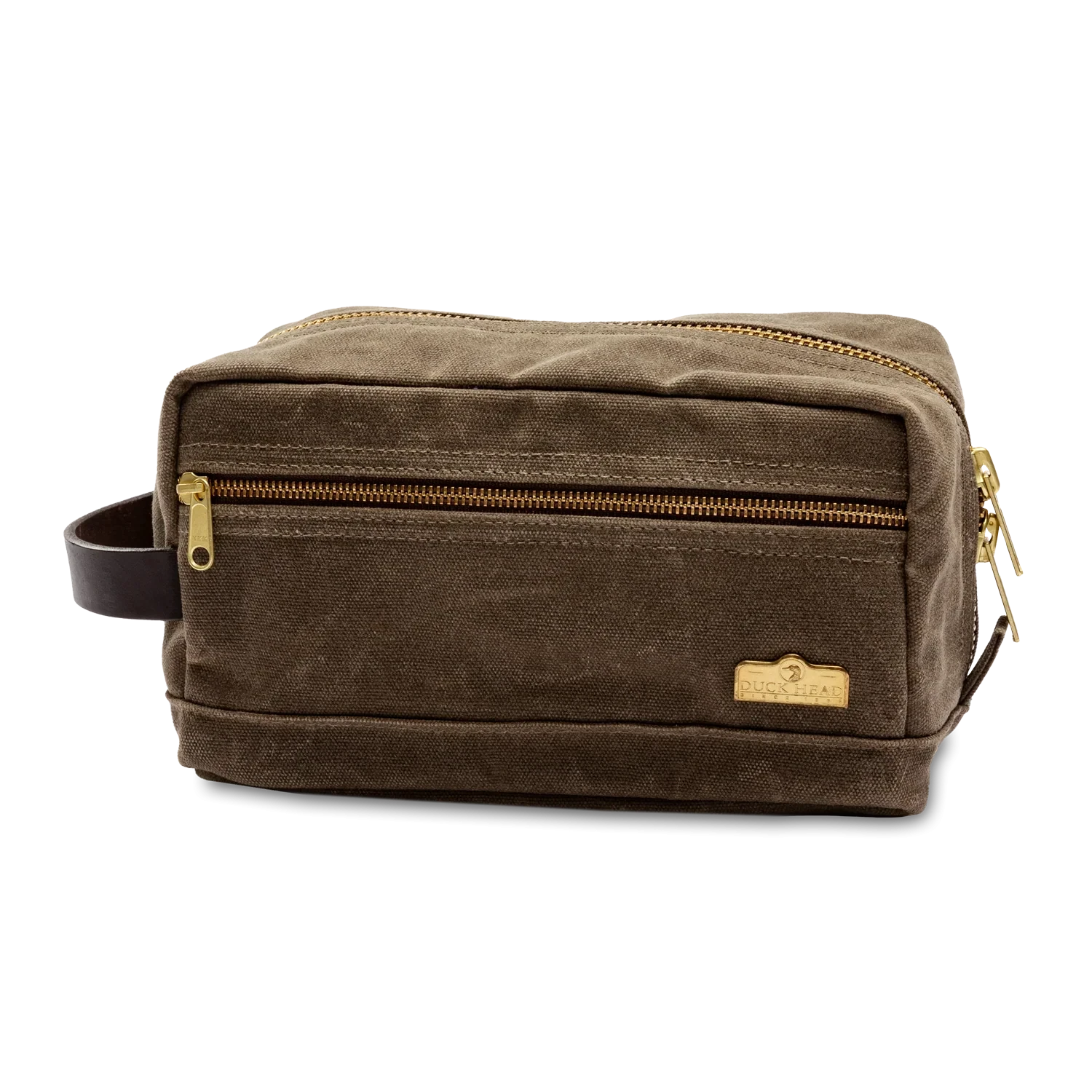 Waxed Canvas Dopp Kit - Field Brown