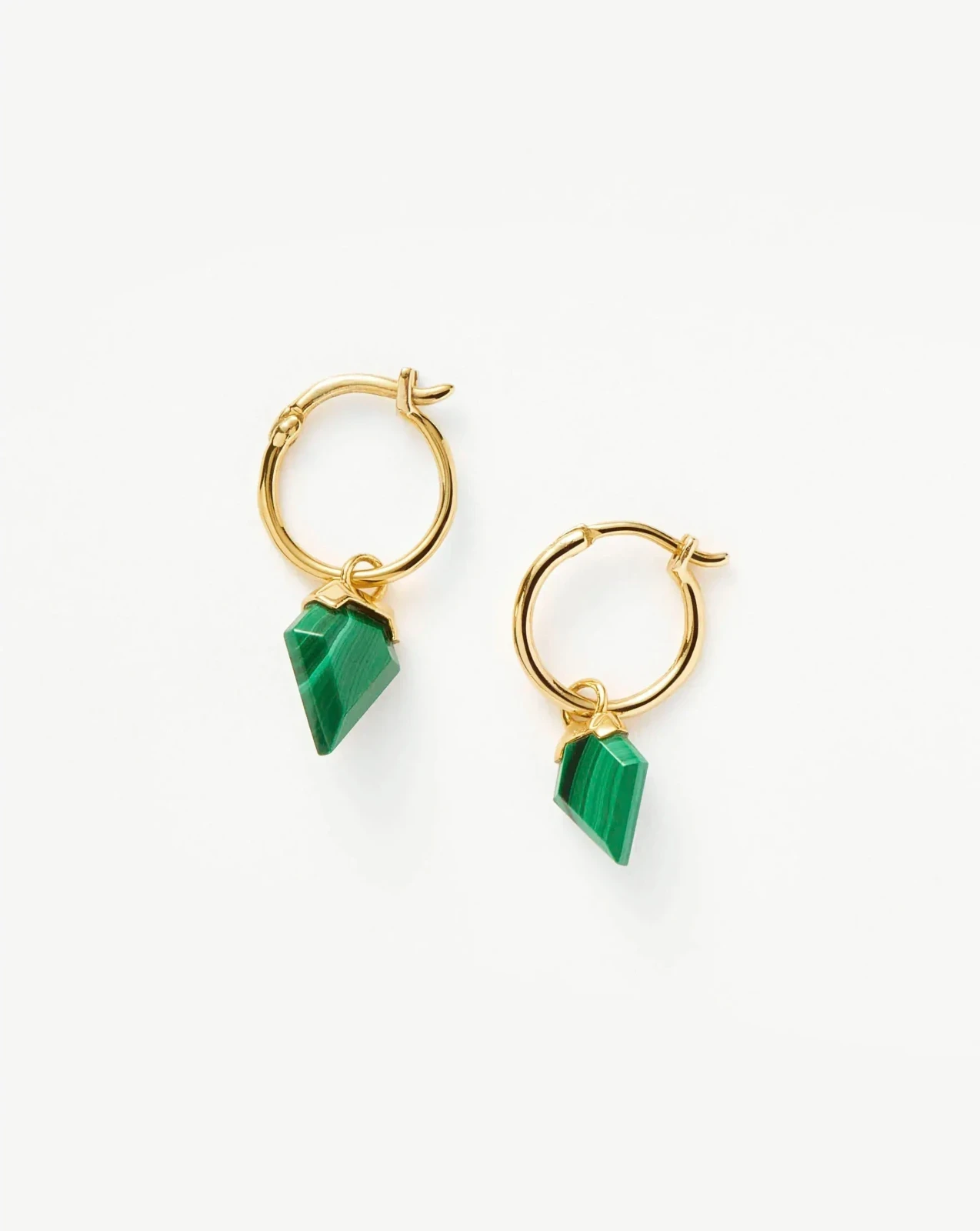 Mini Shield Hoop Earrings
