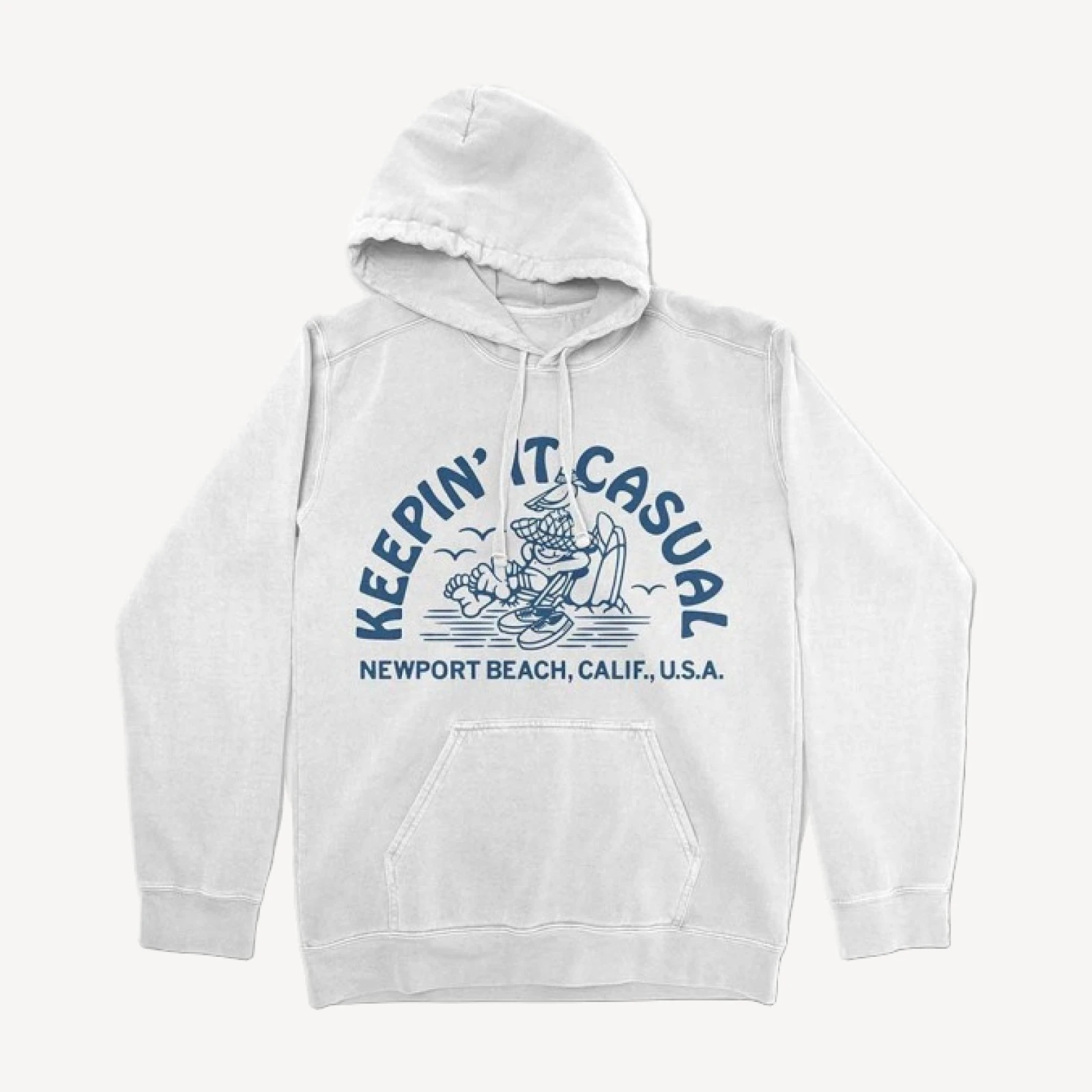 SeaVees - Keepin' It Casual Newport Beach Hoodie - White