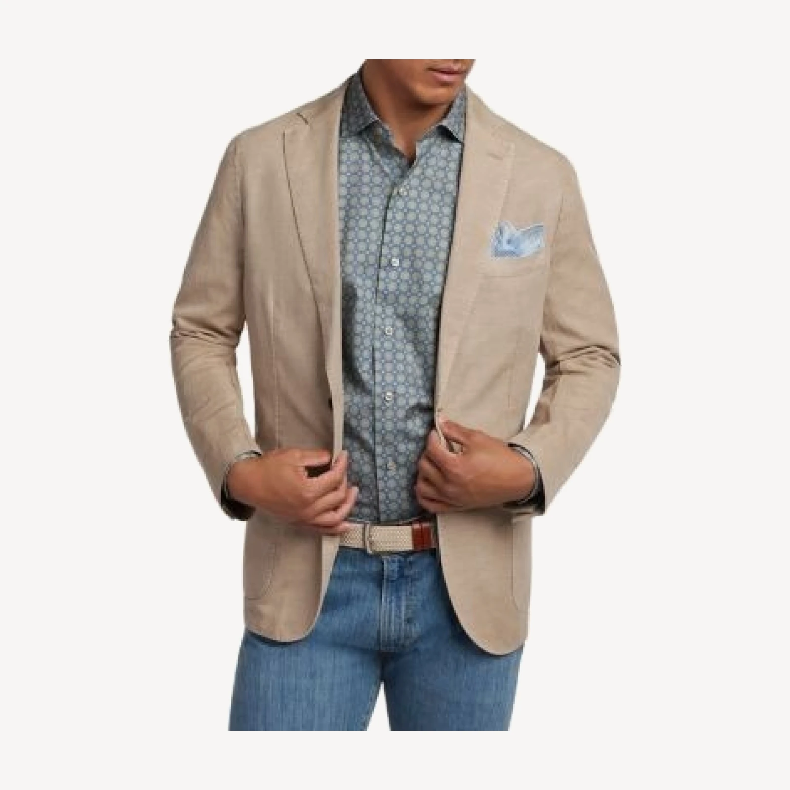 David Donahue Jackson Cotton Linen Sport Coat