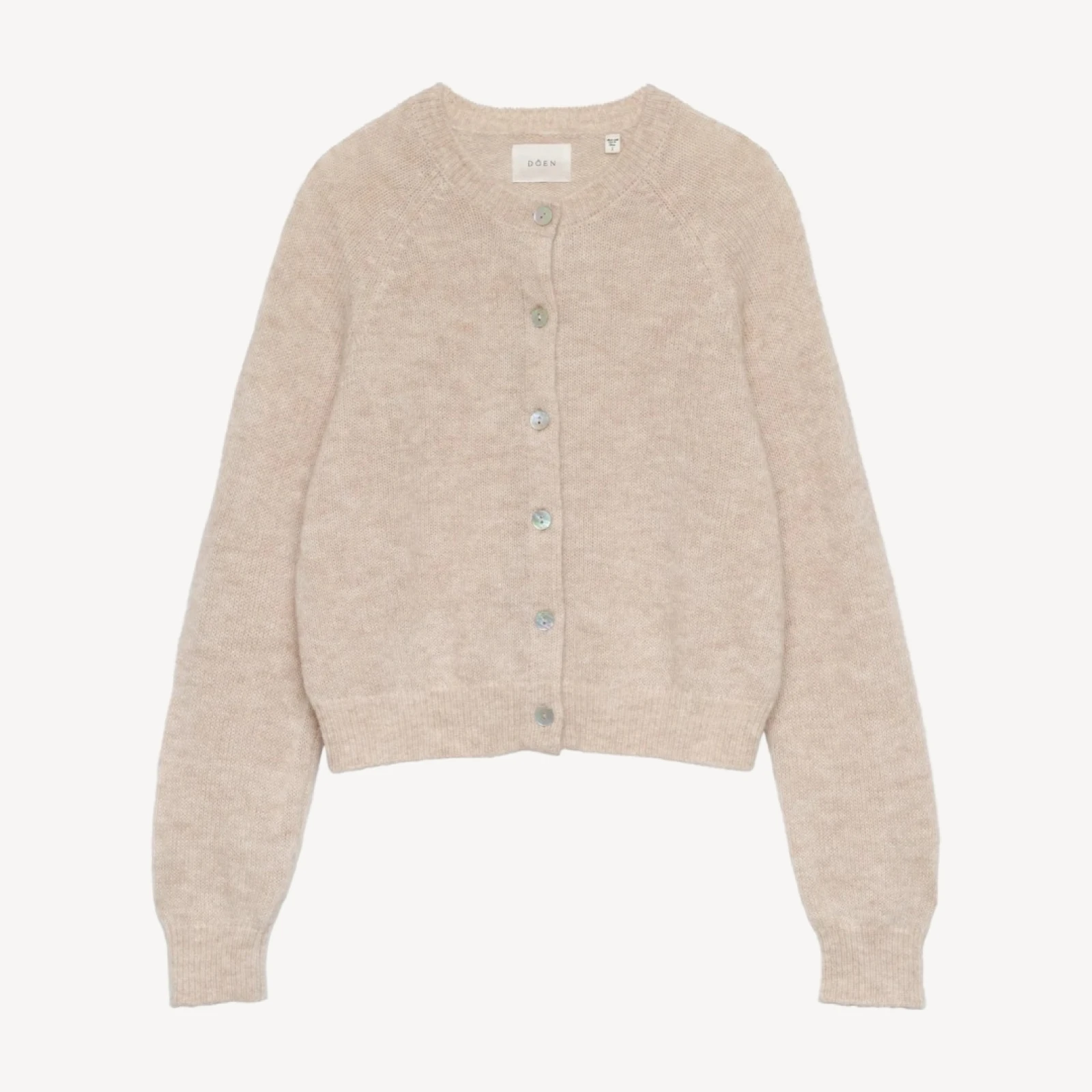 PETRA CARDIGAN -- HAZELNUT CREME