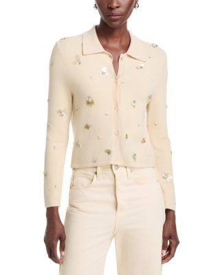 Simkhai Luci Embellished Cardigan