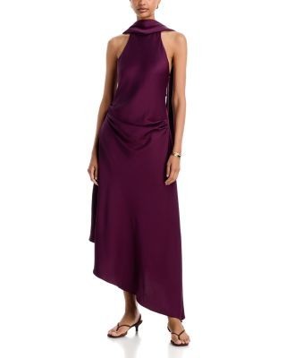 Simkhai Monica Satin Midi Dress