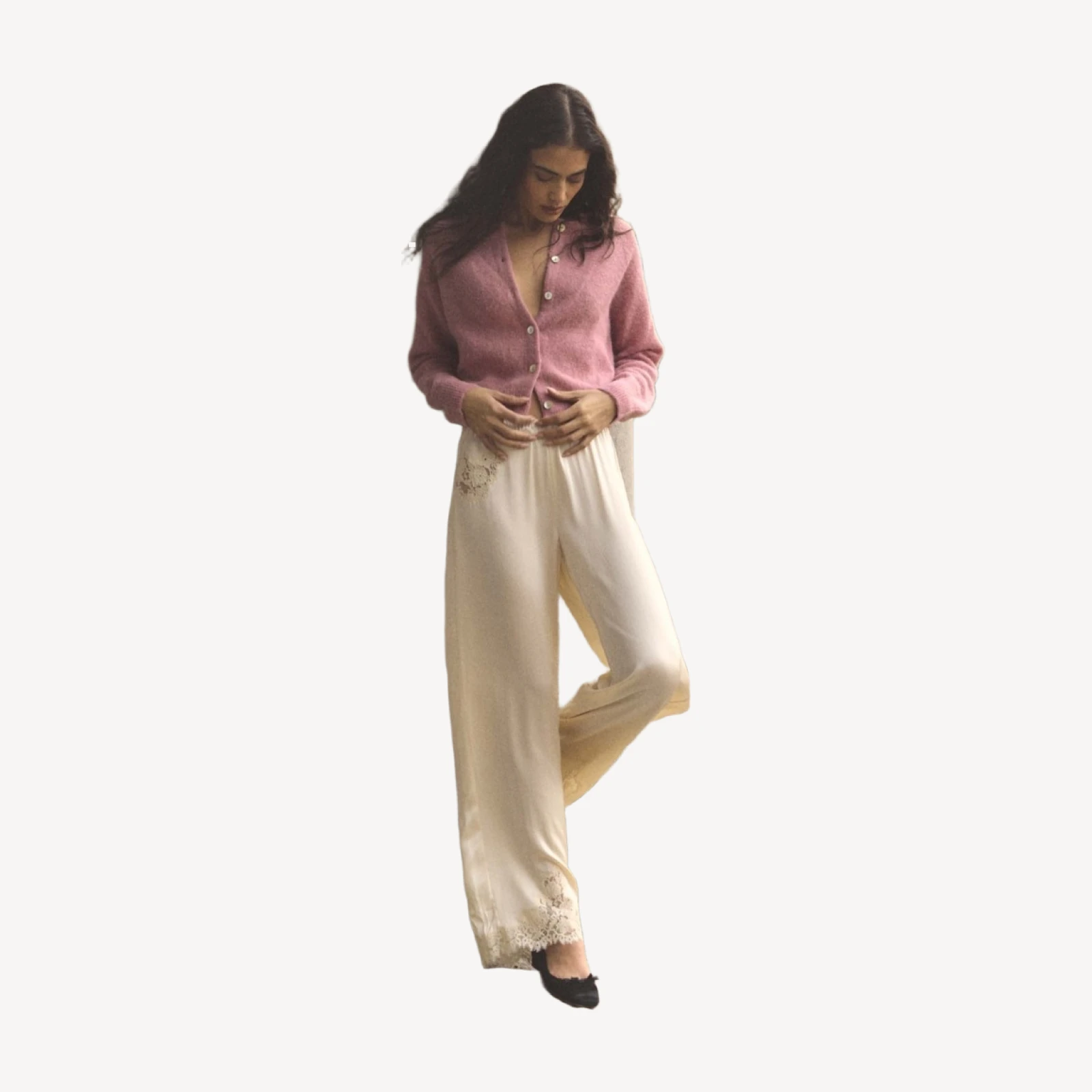 PETRA CARDIGAN -- ROSEBUD
