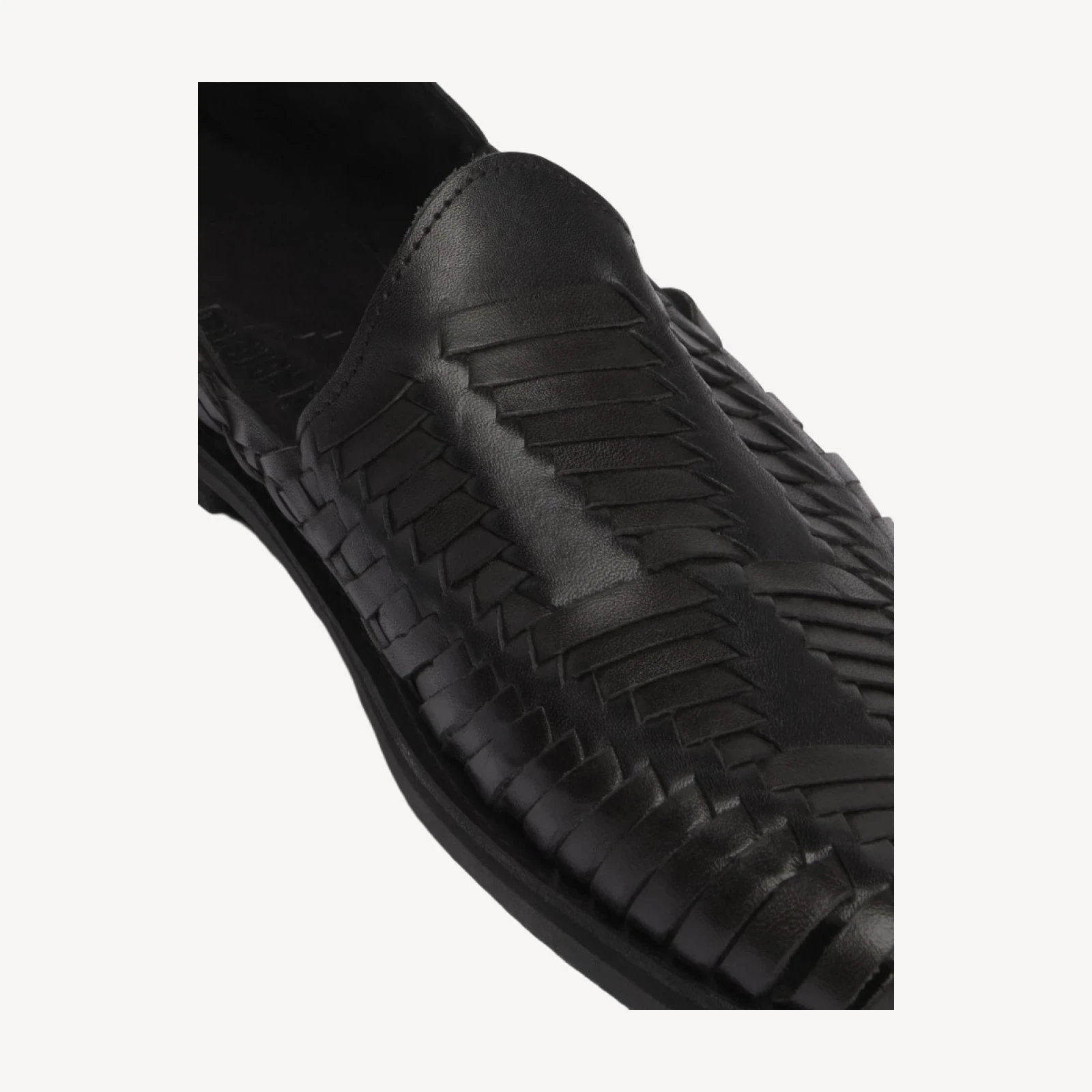 Black Chamula X Buck Mason Crepe Sole Cancun Huarache