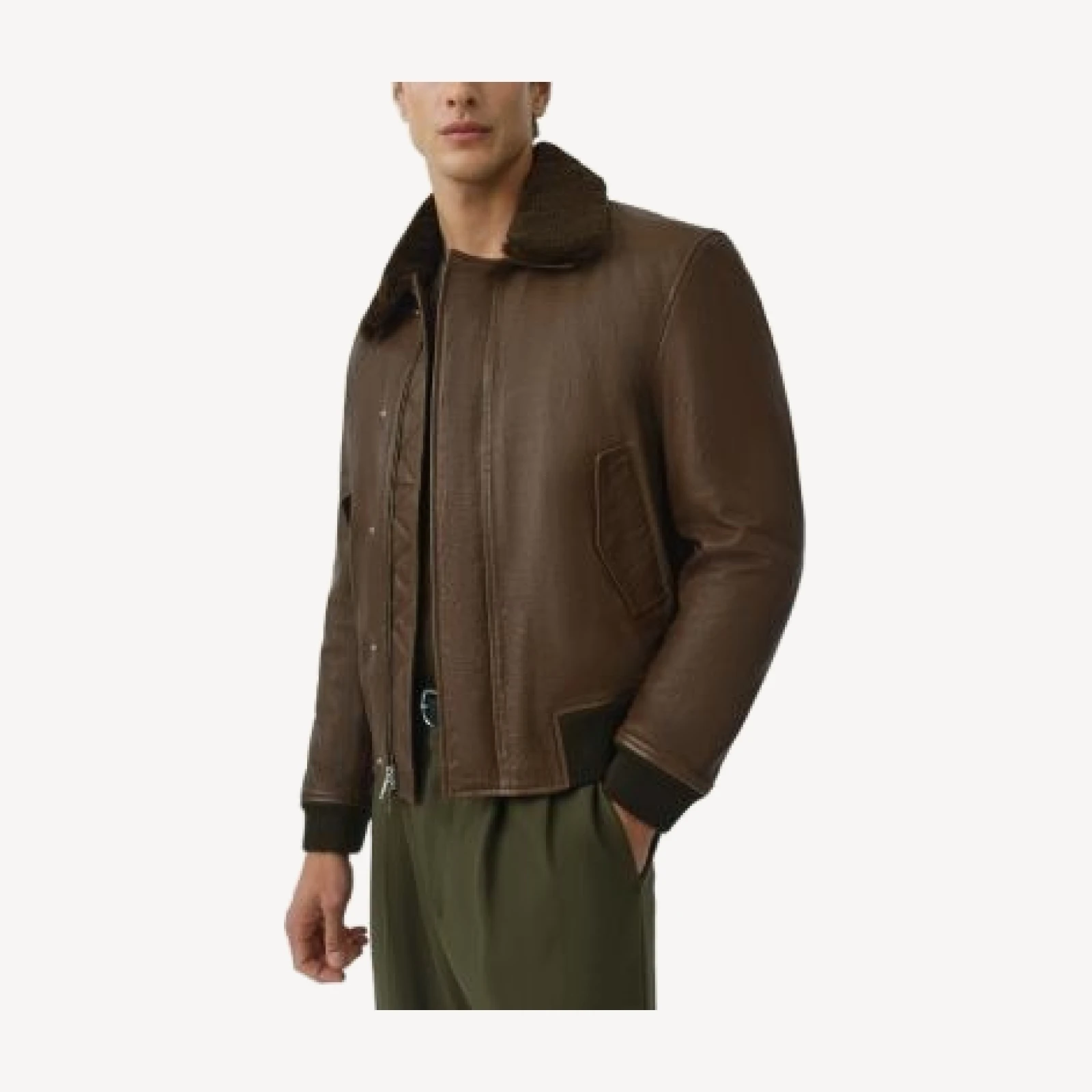 Simkhai Anderson Leather Jacket