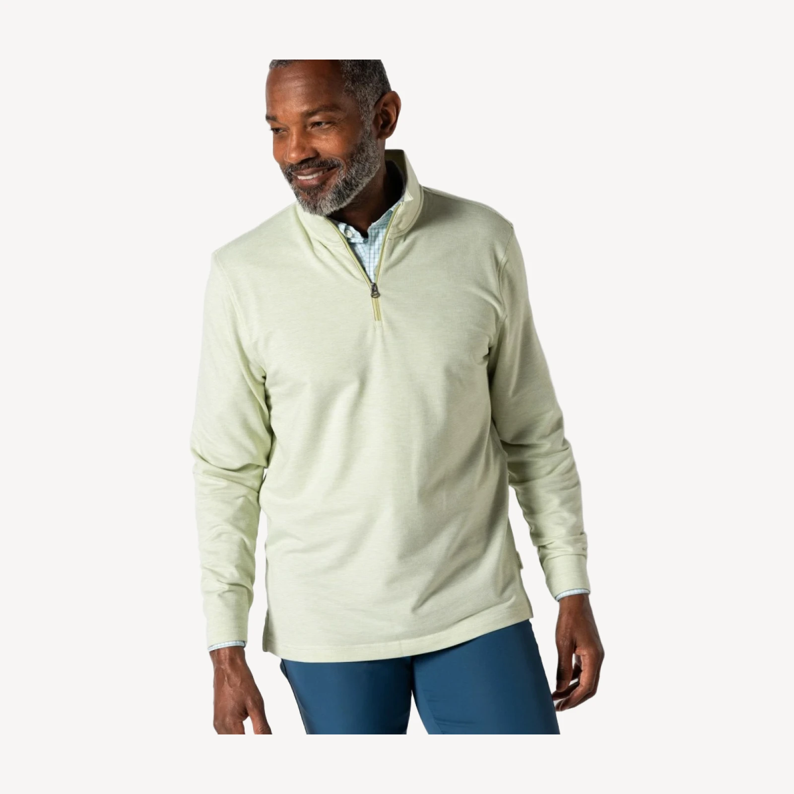 Wakeman Stripe Performance 1/4 Zip Pullover