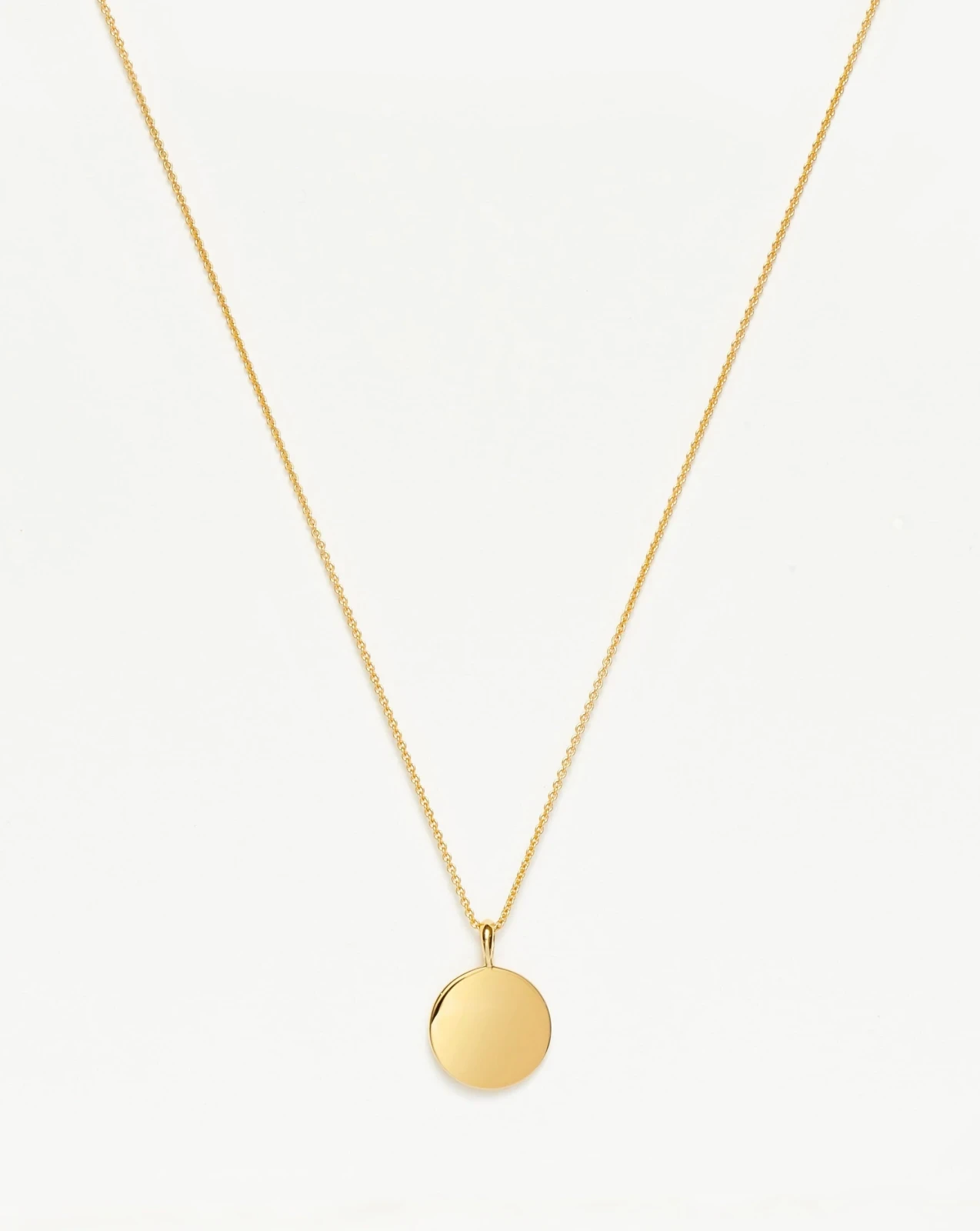 Engravable Round Necklace