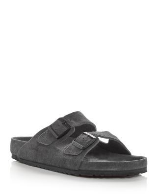 Birkenstock Men's Arizona Slide Sandals in Dark Gray
