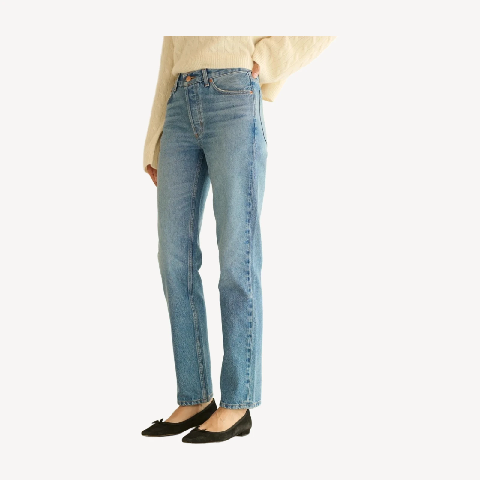 DIANA MID RISE JEAN -- MARVILLE WASH