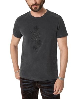 John Varvatos Beaded Snake Graphic T-Shirt