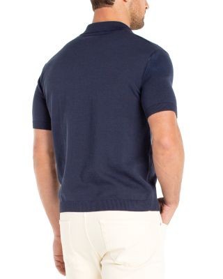 Liverpool Los Angeles Short Sleeve Sweater Knit Polo
