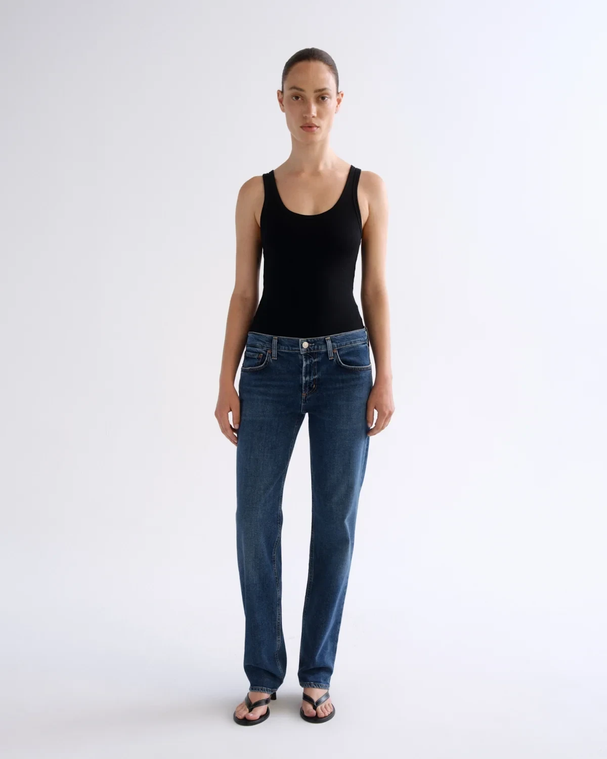 Low Rise Slim (Weightless Stretch) in Slick
