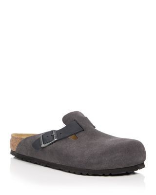 Birkenstock Men's Boston Mixed Leather Clogs