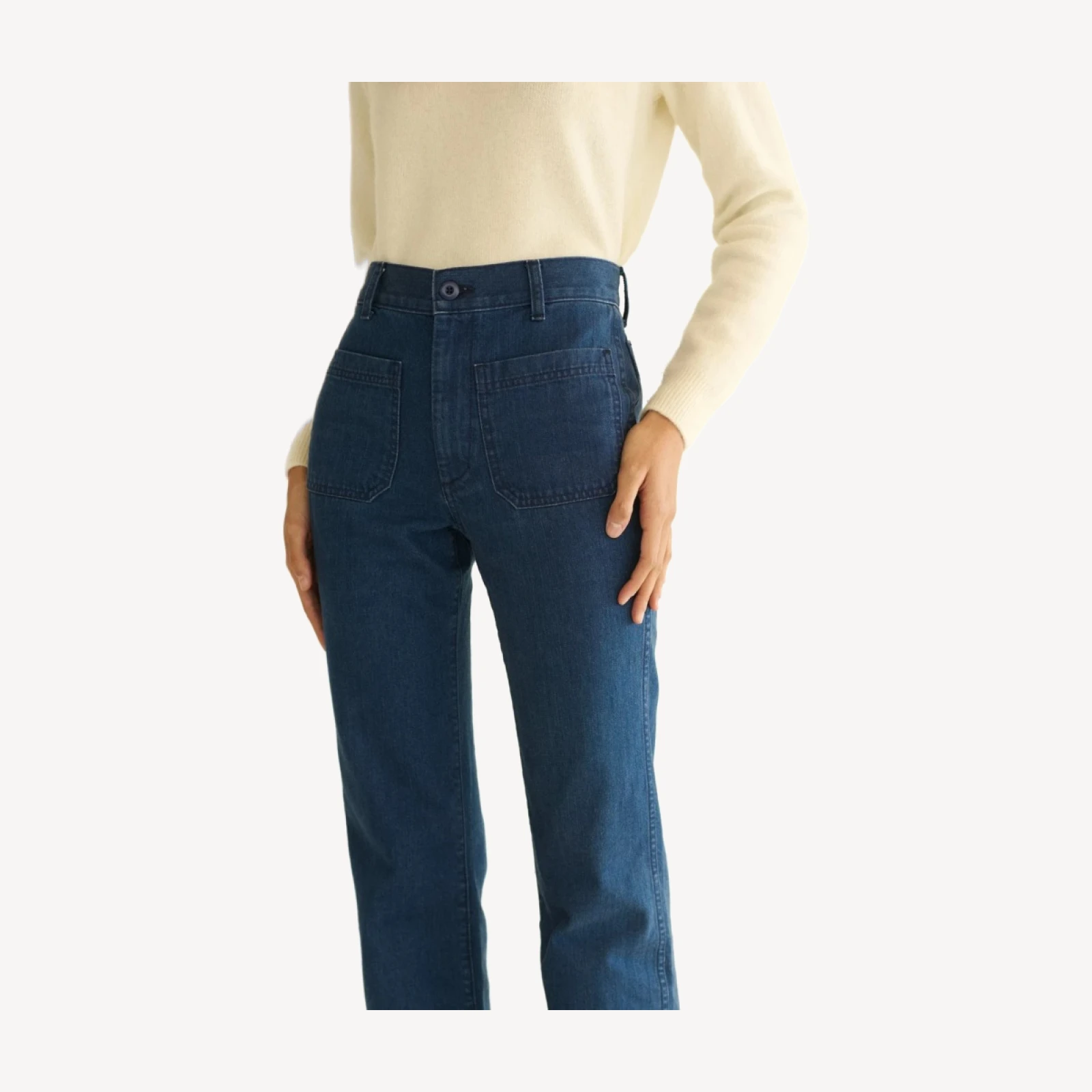 MARITIME MID RISE JEAN -- SIRENES WASH