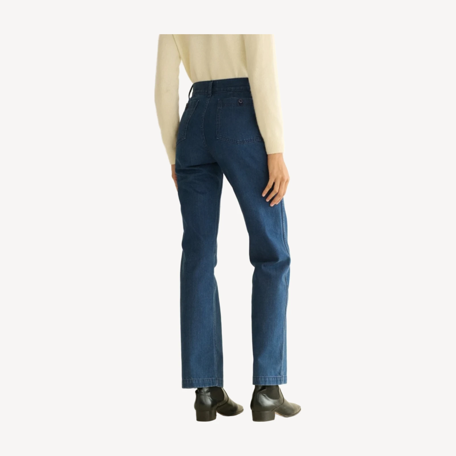 MARITIME MID RISE JEAN -- SIRENES WASH