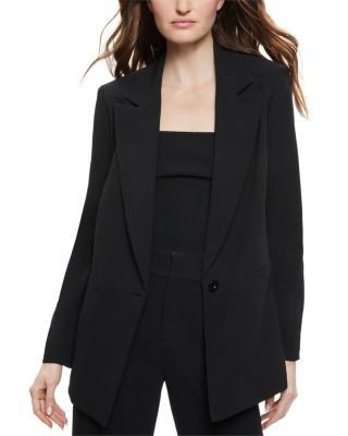Alice and Olivia Denny Notch Collar Boyfriend Blazer
