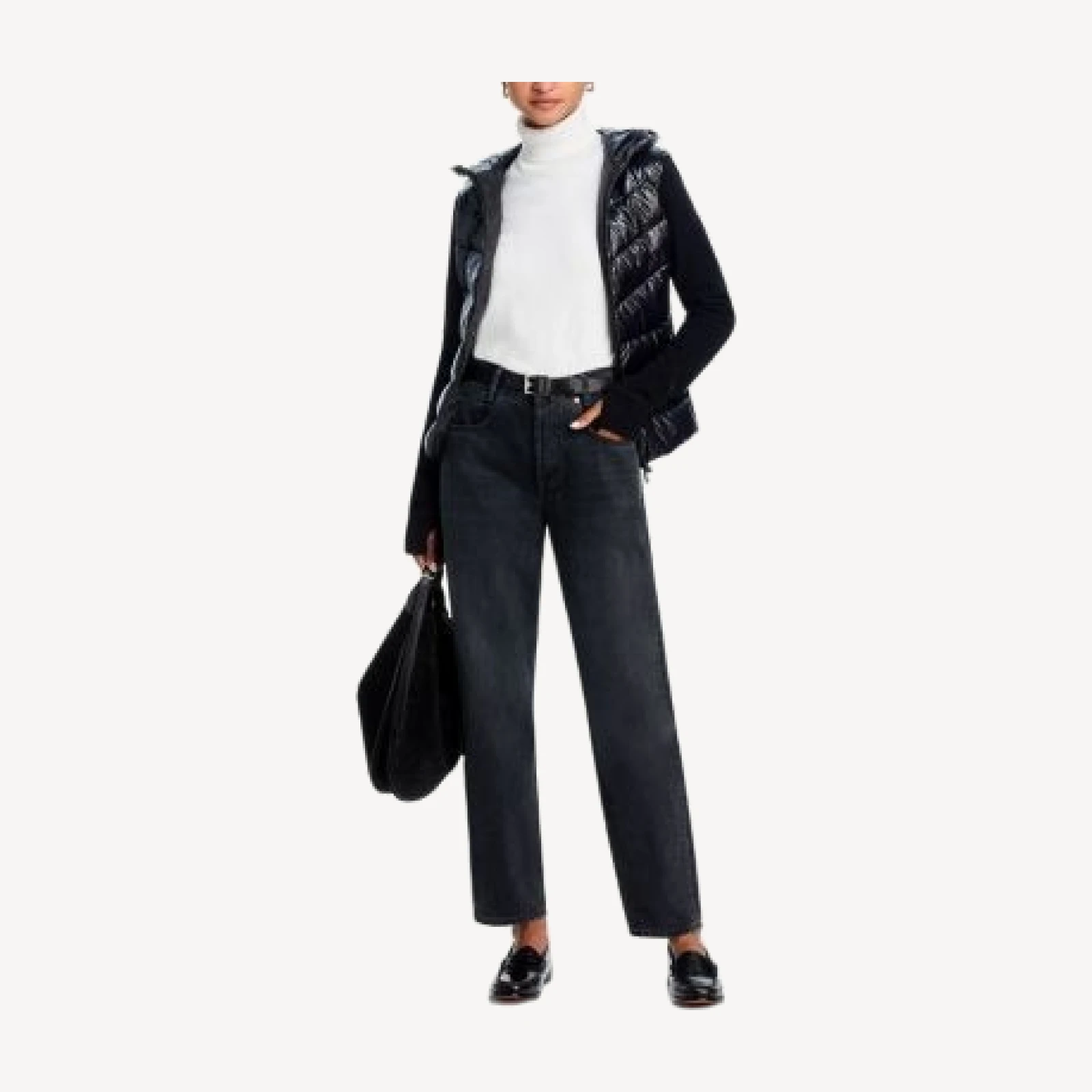 Moncler Padded Wool Puffer Cardigan