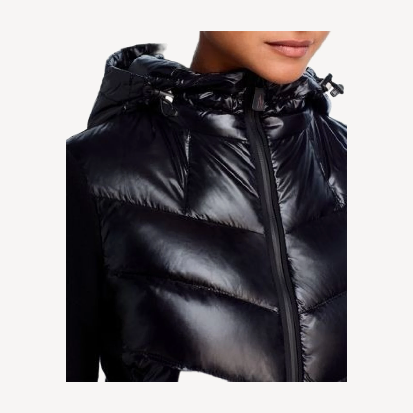 Moncler Padded Wool Puffer Cardigan